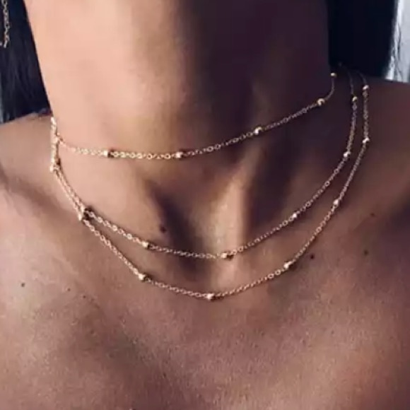 ♡ Aurora ♡ Layered Necklace - Picture 5 of 8